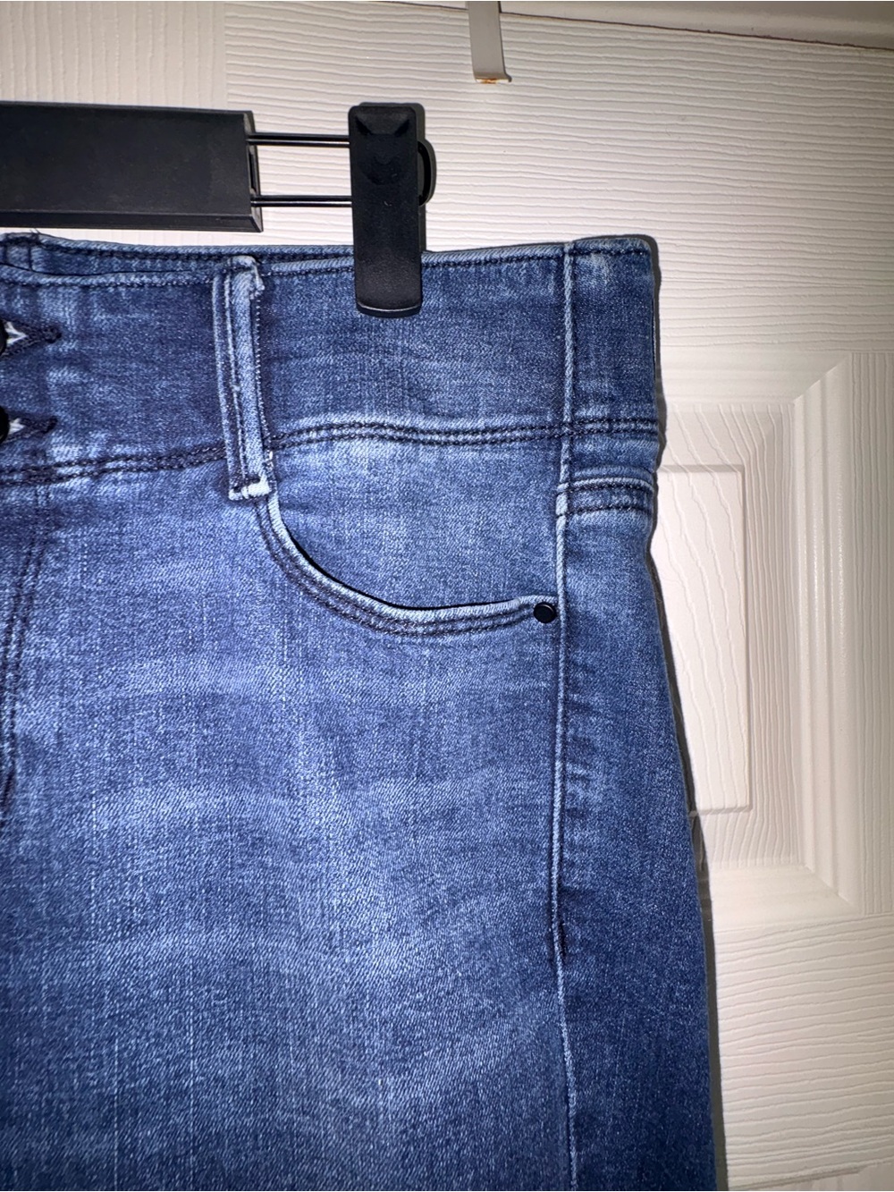 Apt. 9 Dark Blue Bootcut Jeans With Tummy Control - Picture 8 of 16